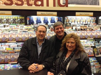 God, Guns, Grits, and Gravy.....So honored to meet Mike Huckabee!