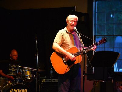 A moment of humor at Higher Ground Cafe, West Chester, PA