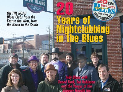 Tweed Funk on the Cover of Feb/Mar 2015 Issue of Big City Rhythm & Blues Magazine