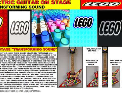 🔴JC Berdoo My Lego's Guitar idea they said hell yes but get it to the right guitar company asap..