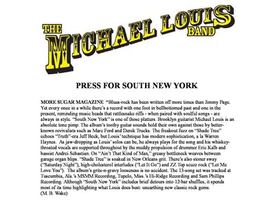 TMLB SOUTH NEW YORK PRESS PAGE 1 
