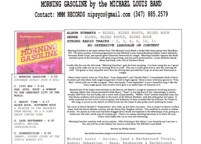 MORNING GASOLINE ONE SHEET 