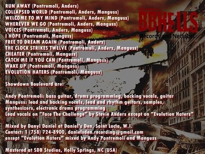 "Face The Challenge" back cover