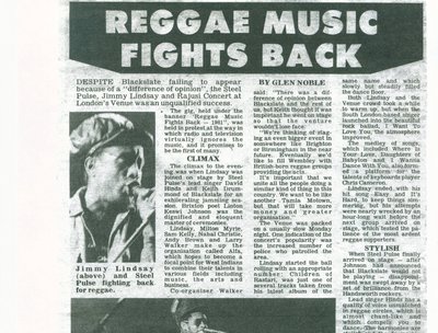 Reggae music fight back