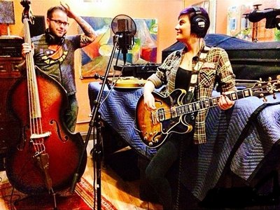 Bree & Mayrk recording "Happier Place" at Toy Box Studio, East Nashville