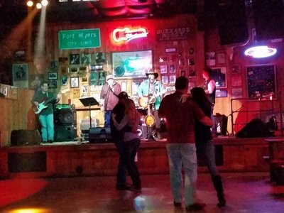 With South Texas Sounds at The Watering Hole Saloon, New Braunfels, Texas.