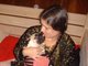Me and my Pug Ruby on her 1st BD with Orb 