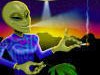 Alien Smoking Weed