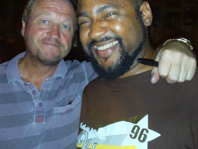 Hanging with Mark King after Level 42 show. Great nite!
