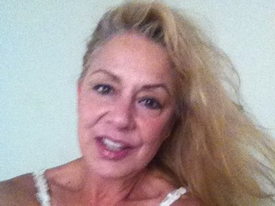 Veronica relaxed at home