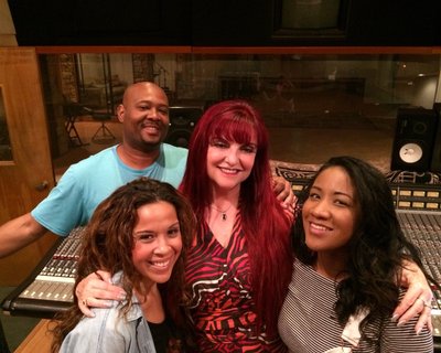 Paramount recording studio with John Cephus and Rush City. Entertainment dream team