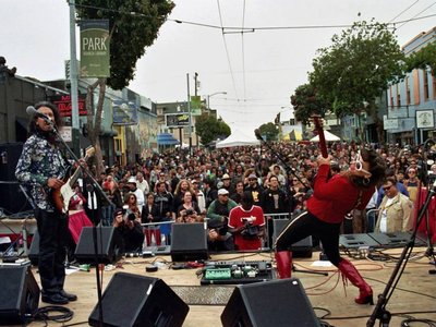 Photo by John Haney LIVE at Haight-Ashbury Street Fair, San Francisco, CA