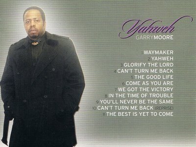 2001 Back of "Yahweh" CD  cover