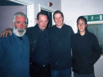 With Damo Dempsey and others