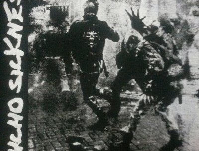 PREVIOUS DESIGN T-SHIRT PSYCHO SICKNESS " CASUALTIES OF WAR "