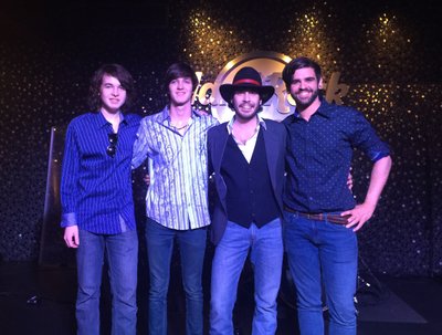 Playing the Hard Rock on Bourbon Street, New Orleans for Hard Rock Rising.
