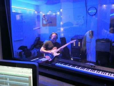 Billy Thompson laying down tracks