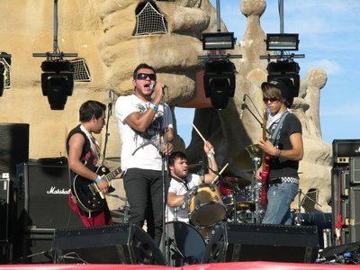 South Padre opening for Willie Nelson