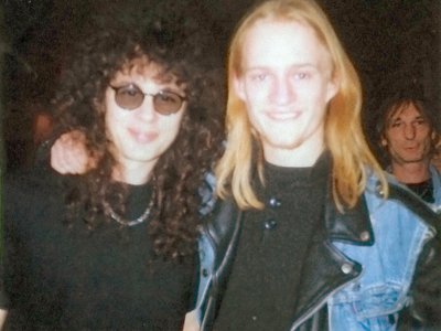 Avec Patrick Rondat Ã  Colombes, 31 mars 2001