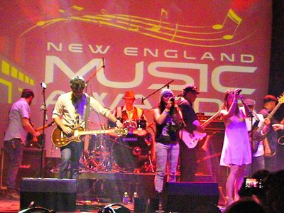 On stage at The New England Music Awardsâ€‹ - rockin' the finale!   #withalittlehelpfrommyfriends