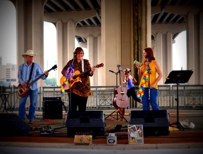 Curtis, Tamara and I at the Riverside Arts Market 4/11/15