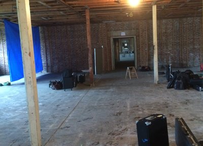 The recording studio for the new cd.