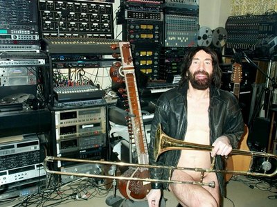 Lone Wolf Sullivan in his Studio