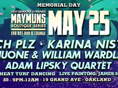 Mon May 25th in Oakland!