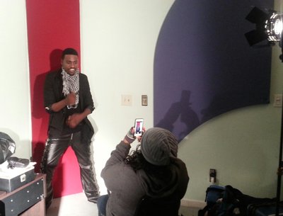 Shooting scenes for Driving Me Wild video