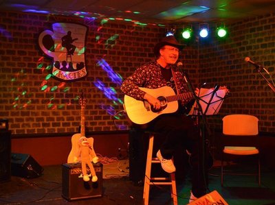Peforming "Delaware Bay" at Gracie's Cafe 4th Anniversary Show