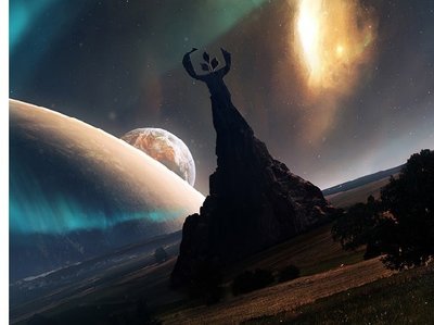 alien skyline