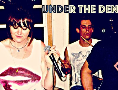 The twins and the lady of the group...Rocking it!