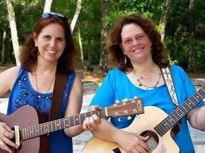 Tamara Colonna and I at the Barberville Folk Festival