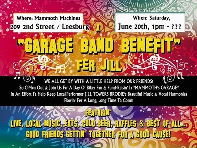 Amazing people putting together a benefit while I'm recovering from surgery, Please share the info. 