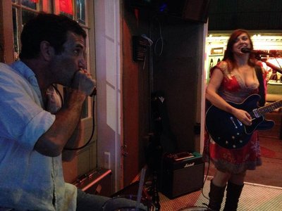 with Dana Abbott @ American Sports Saloon, New Orleans, May 2014.