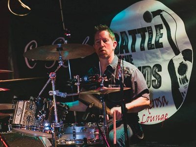 Mike on the Drums