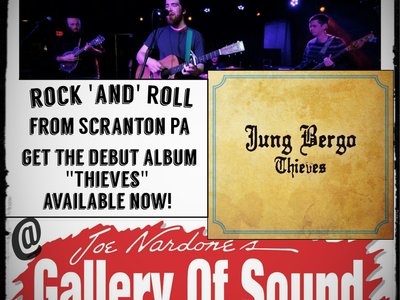 Jung Bergo's debut album 'Thieves' available at all Gallery Of Sound locations!