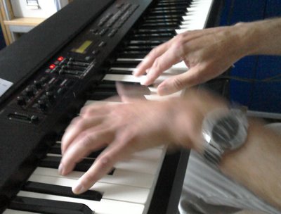 His fingers were a blur!
