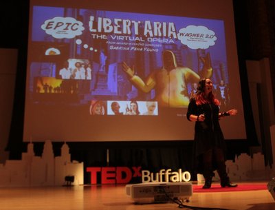 Speaking about Electronica Opera at TEDxBuffalo