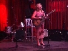 Singing at Cafe Blue in Nashville, TN June 23, 2015
