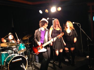 Singing BG's with Al Harlow with Cherelle Jardine at The Point 2014