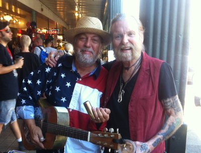 Gregg Allman & Reggie Miles at Pike Place Mkt