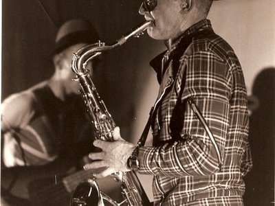 Tom Perry aka Jock Strap - VILLAINS sax player