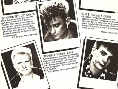 VILLAINS Bio from "Go Crazy" LP on Attic Records