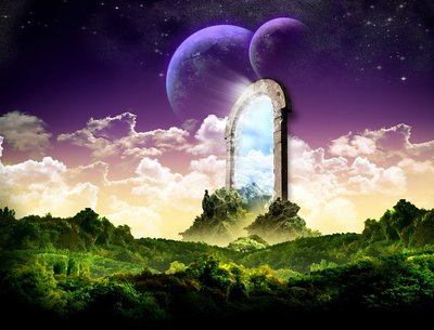 'THE MAGIC MIRROR GATE - WHAT DO YOU SEE IN YOURS?'.