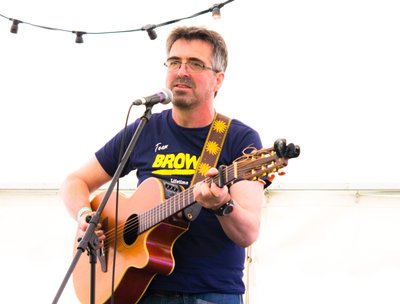 Playing at Corbridge Festival - photo @SR_Projects