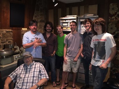 Mastering our album with Larry Nix, Brad Dunn, Will Gilbert, & Andrew McCarty. What an honor!!!