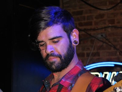 Ashten playig bass.