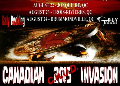 Canadian C.H.U.D. Invasion Tour 2015 dates