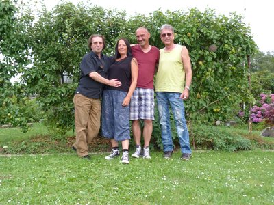 Visit of my dear friends and fellow musicians ! -  Gabi Klima - Toni Schicho & Paul Hoppe 